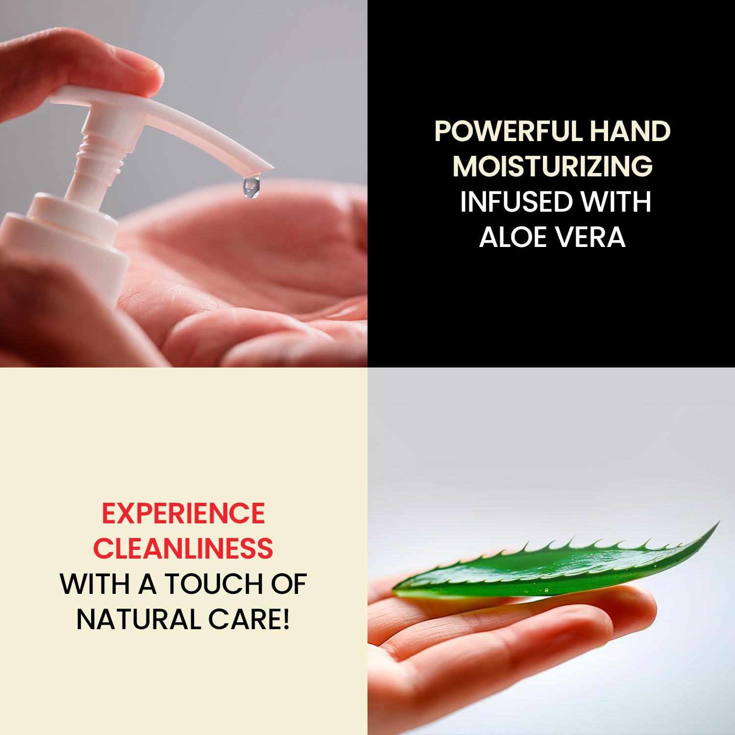 Dr. Hess Gel desinfectante de manos, 70% alcohol, mejorado con aloe vera para calmar la piel, mata gérmenes y evita la sequedad de manos,