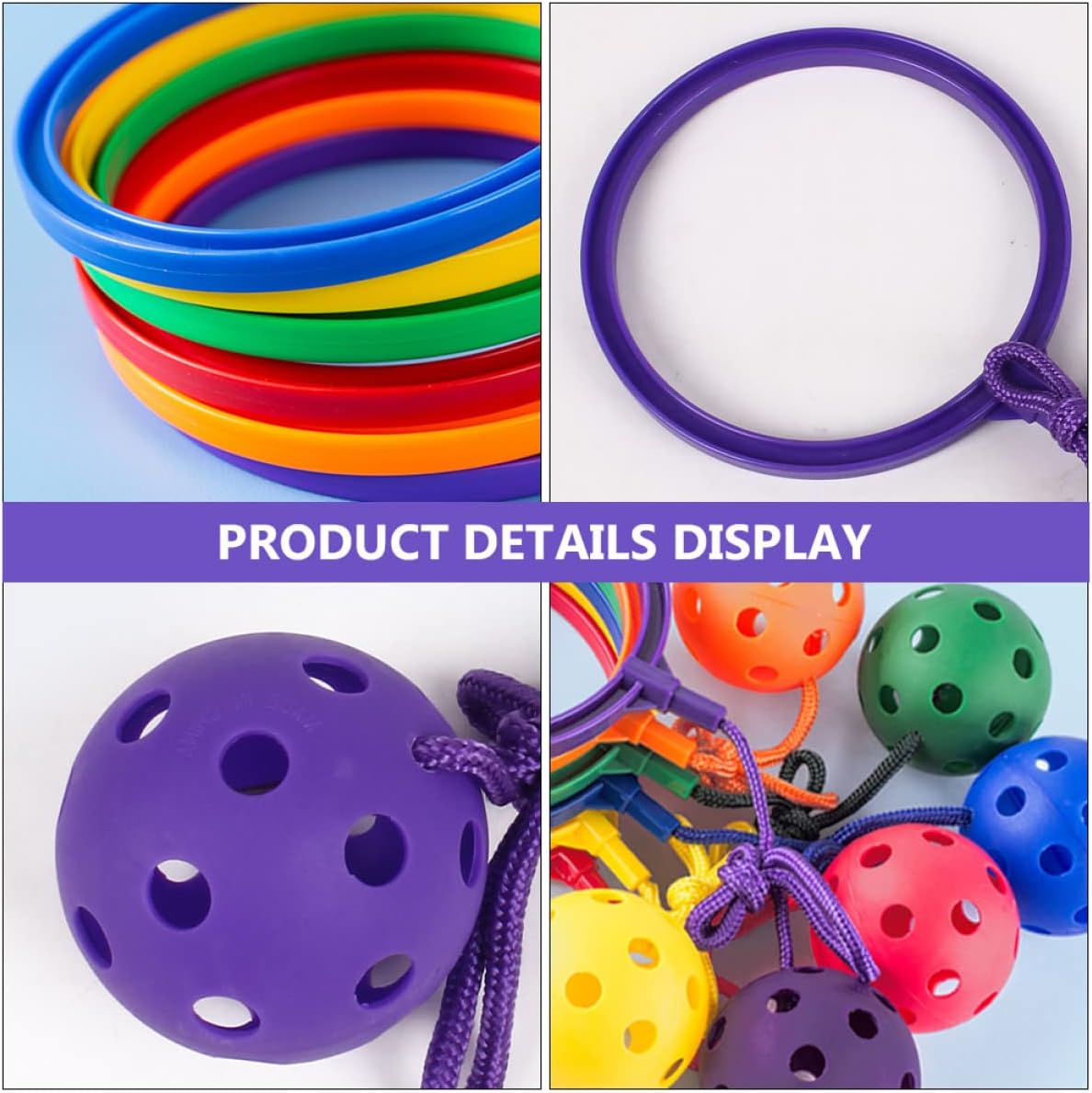 Alasum Juguetes para niñas, 6 piezas, diversión para las piernas, para fitness, tolva, deportes, saltar y regalo, ejercicio al aire libre, juguetes