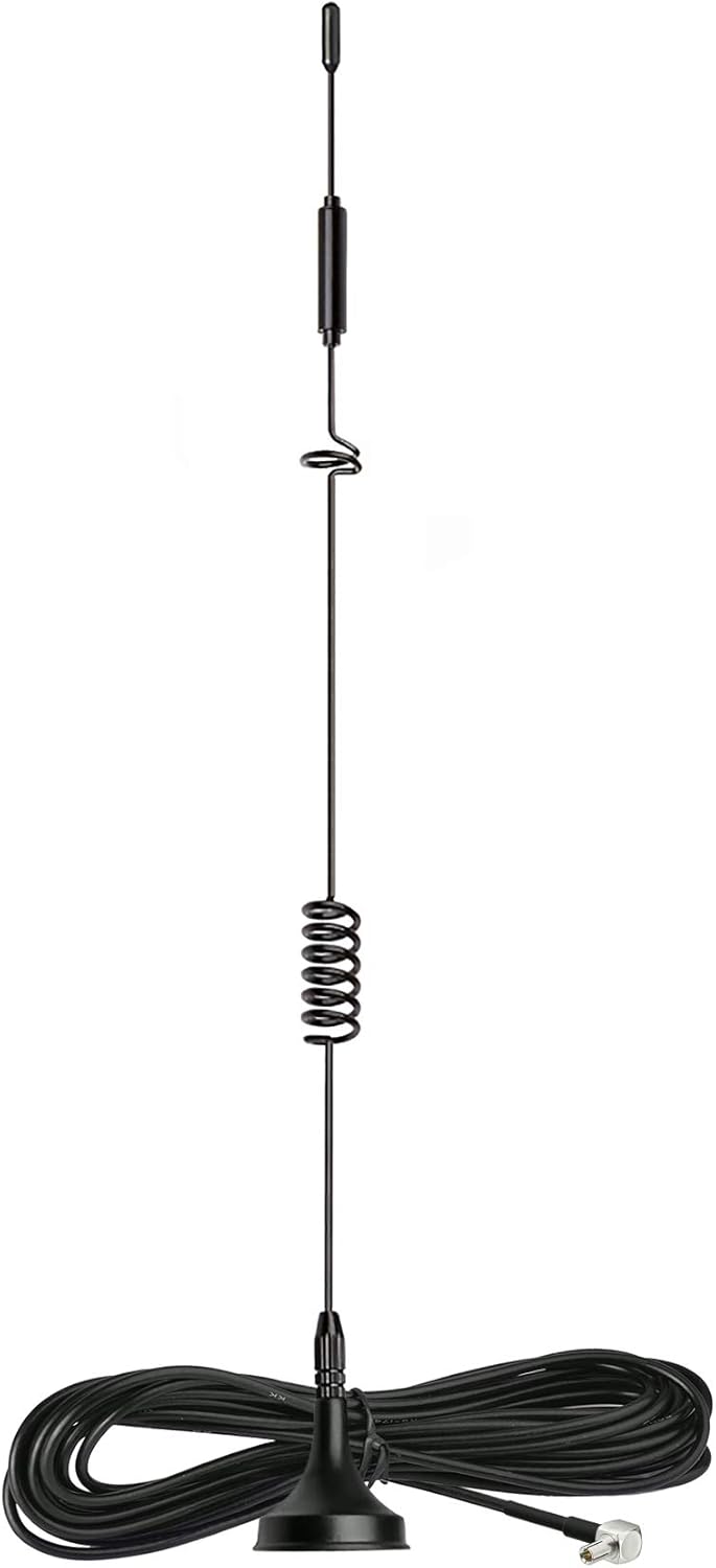 Bingfu 4G LTE 8dBi Base Magnética MIMO TS9 Antena (paquete de 2) Compatible con Verizon AT&T T-Mobile Sprint 4G LTE Hotspot móvil MiFi Router Módem
