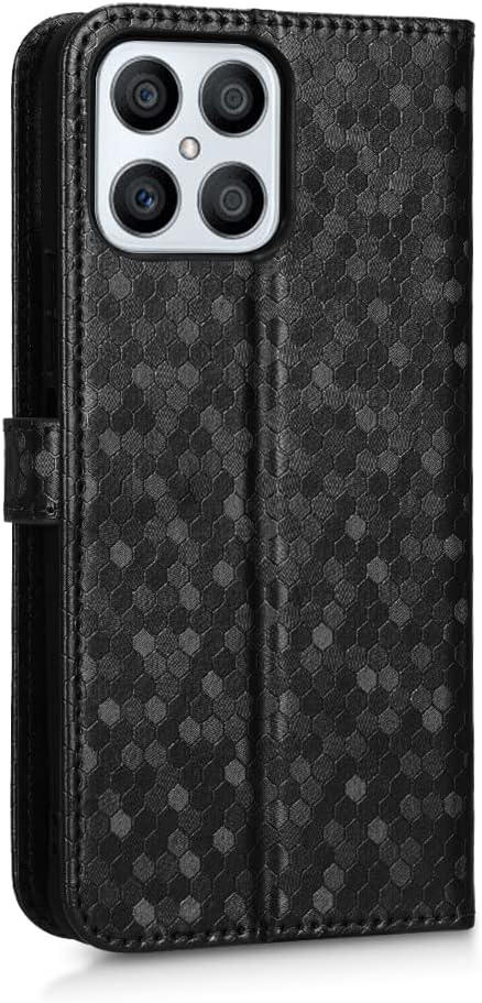 Compatible con Honor X7 X8 X9, funda trasera magnética de cuero a prueba de golpes, ranura para tarjetero de crédito, soporte para Honor X7 X8 X9