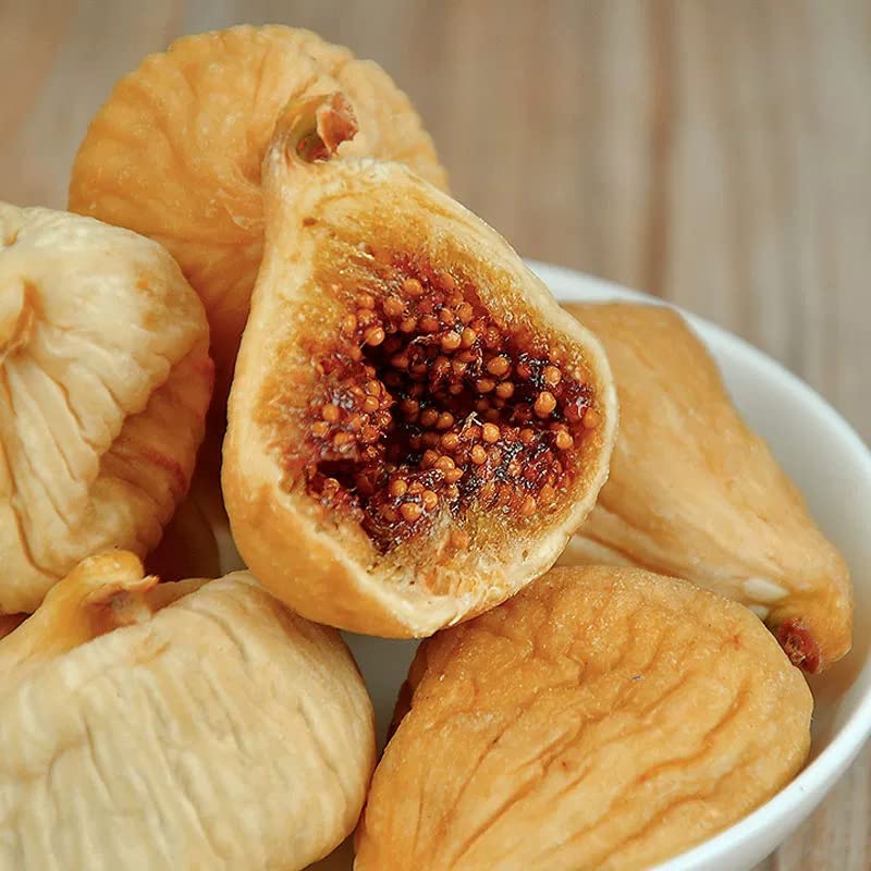 Higos turcos orgánicos de Smyrna, sin azúcar añadido, sin sulfuro, higos secos grandes naturalmente secados al aire, salsa glutinosa suave,