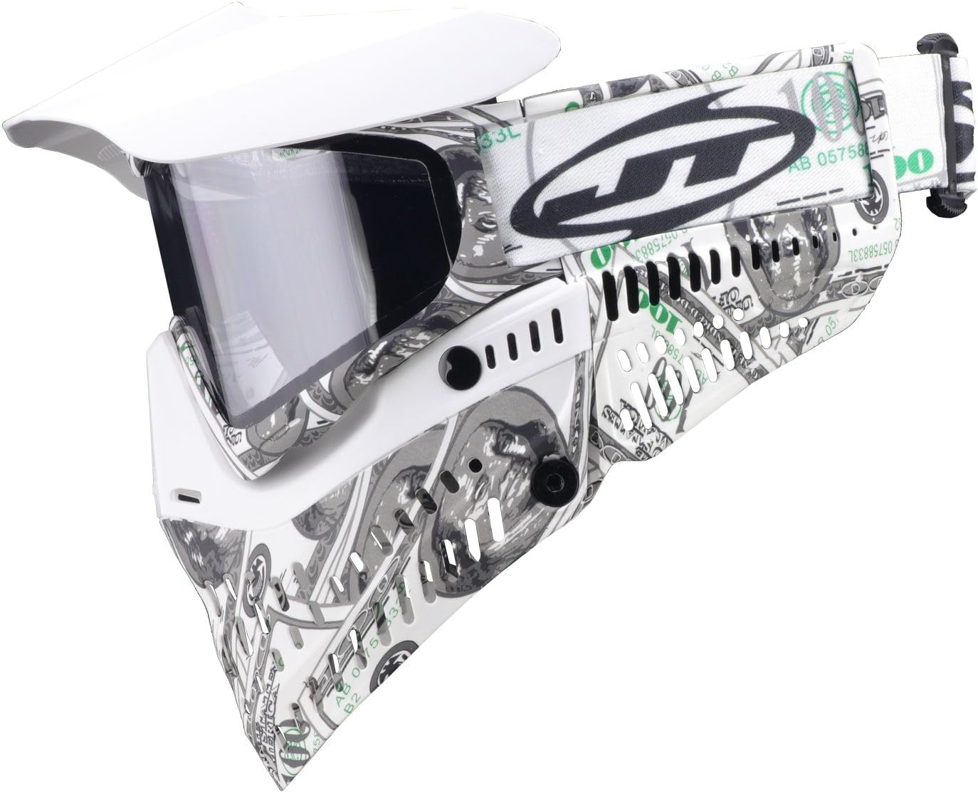 Empire Mini GS – Marcador electrónico para pistola de paintball con lentes JT Spectra Proflex LE de impresión de 100 dólares