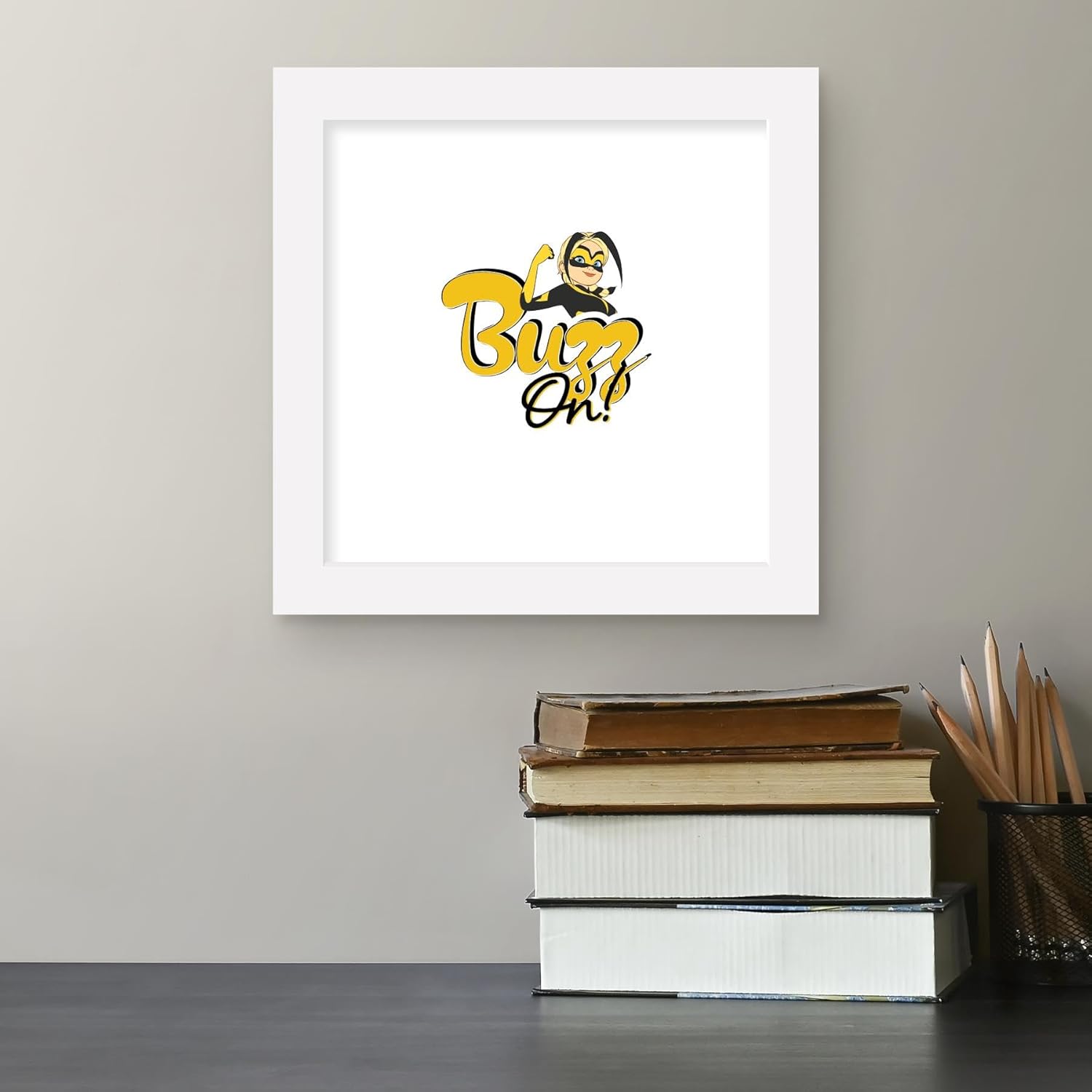 Trends International Gallery Pops Miraculous Tales of Ladybug & Cat Noir – Póster de pared de Queen Bee Buzz On Wall Art, 12.00 x 12.00 pulgadas,