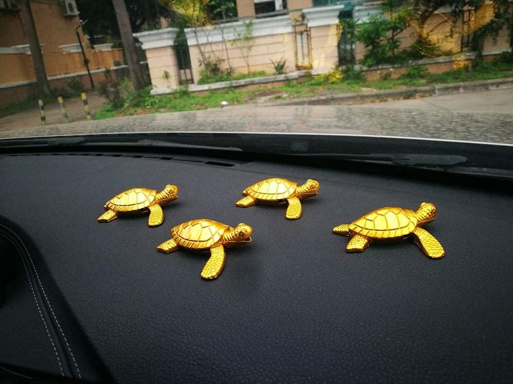 (Sin butano) Creativo Divertido Encendedor Butano Encendedor Metal Tortuga Dorada
