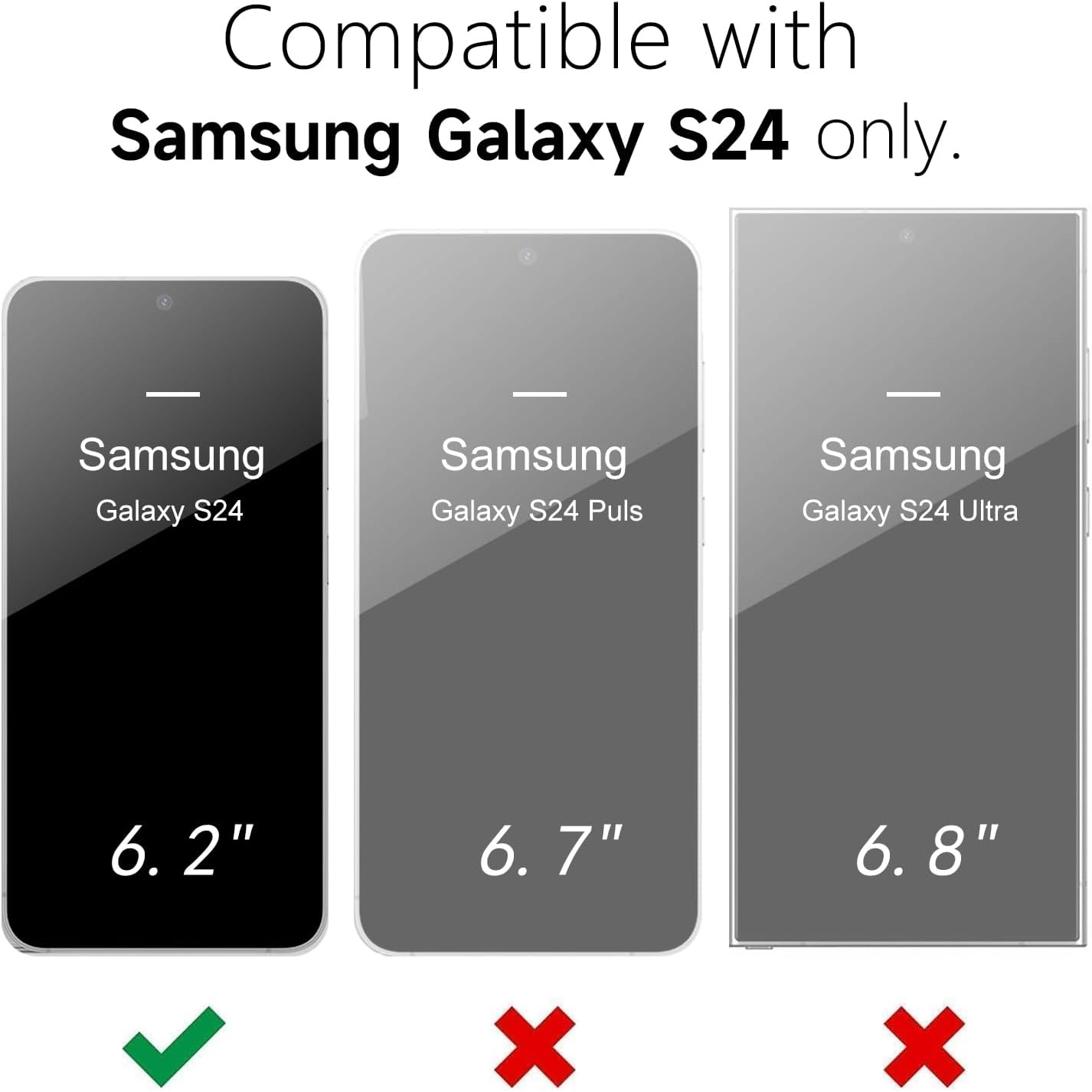 oakxco Funda para teléfono Samsung Galaxy S24 de silicona líquida, fina y delgada de gel de goma suave TPU cubierta simple para mujeres y niñas,