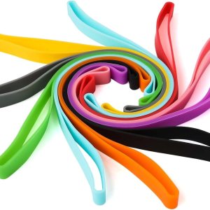 10 bandas de goma, bandas de goma grandes, bandas elásticas multicolores gruesas bandas de goma de silicona reutilizables para el hogar al aire 10 bandas de goma, bandas de goma grandes, bandas elásticas multicolores gruesas bandas de goma de silicona reutilizables para el hogar al aire