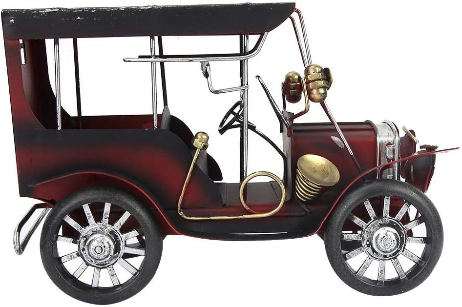 Sheens Modelo de coche antiguo vintage, juguete coleccionable de metal en miniatura, juguete de vehículo coleccionable para el hogar, oficina,