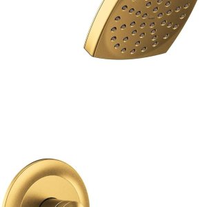 Moen UTS2912EPBG Flara M-CORE 2-Series – Kit de molduras de ducha con 1 mango, requiere válvula, oro cepillado Moen UTS2912EPBG Flara M-CORE 2-Series – Kit de molduras de ducha con 1 mango, requiere válvula, oro cepillado