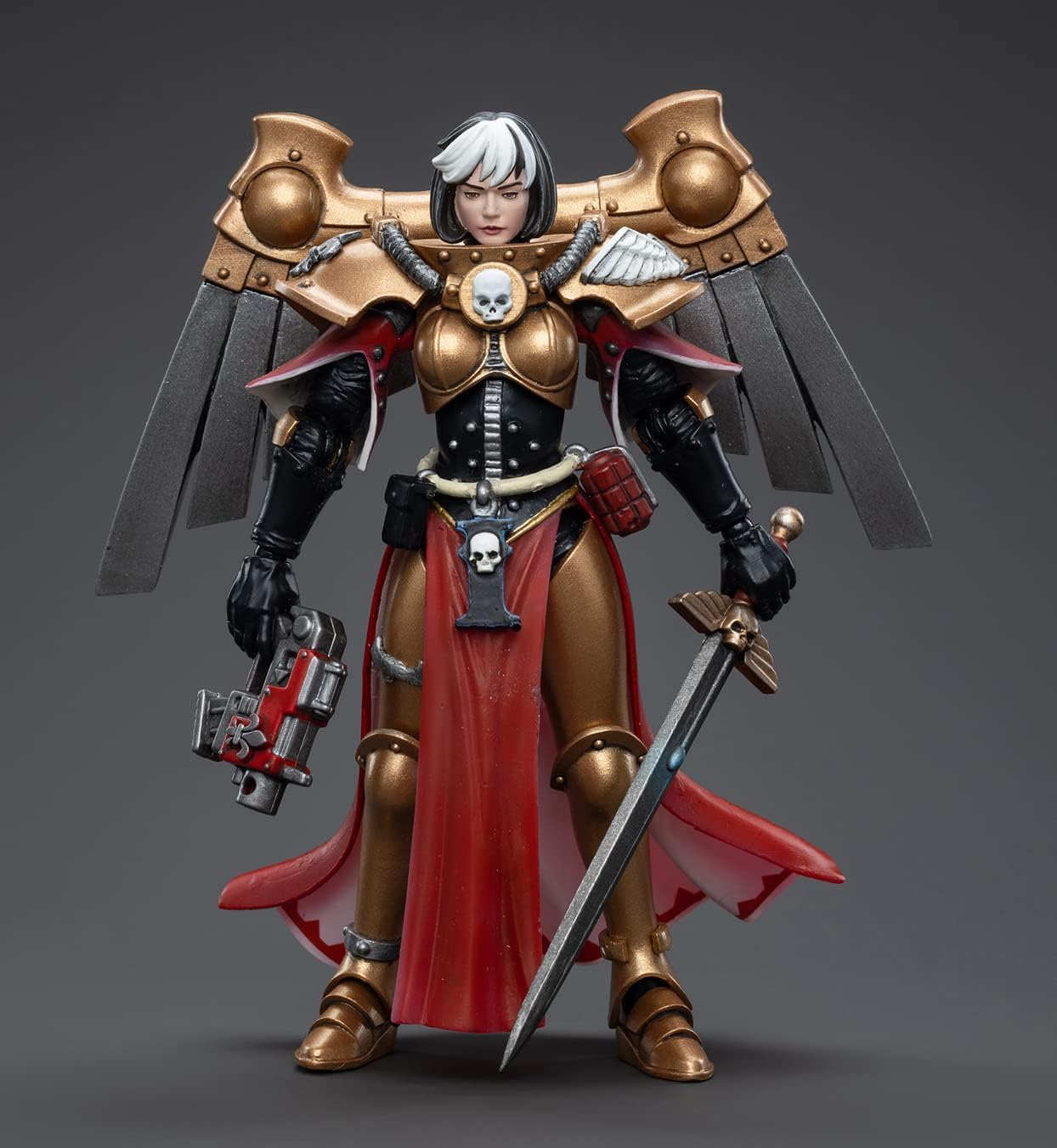 HiPlay JoyToy Warhammer 40K Adepta Sororitas Geminae Superia Figura de acción coleccionable a escala 1 118