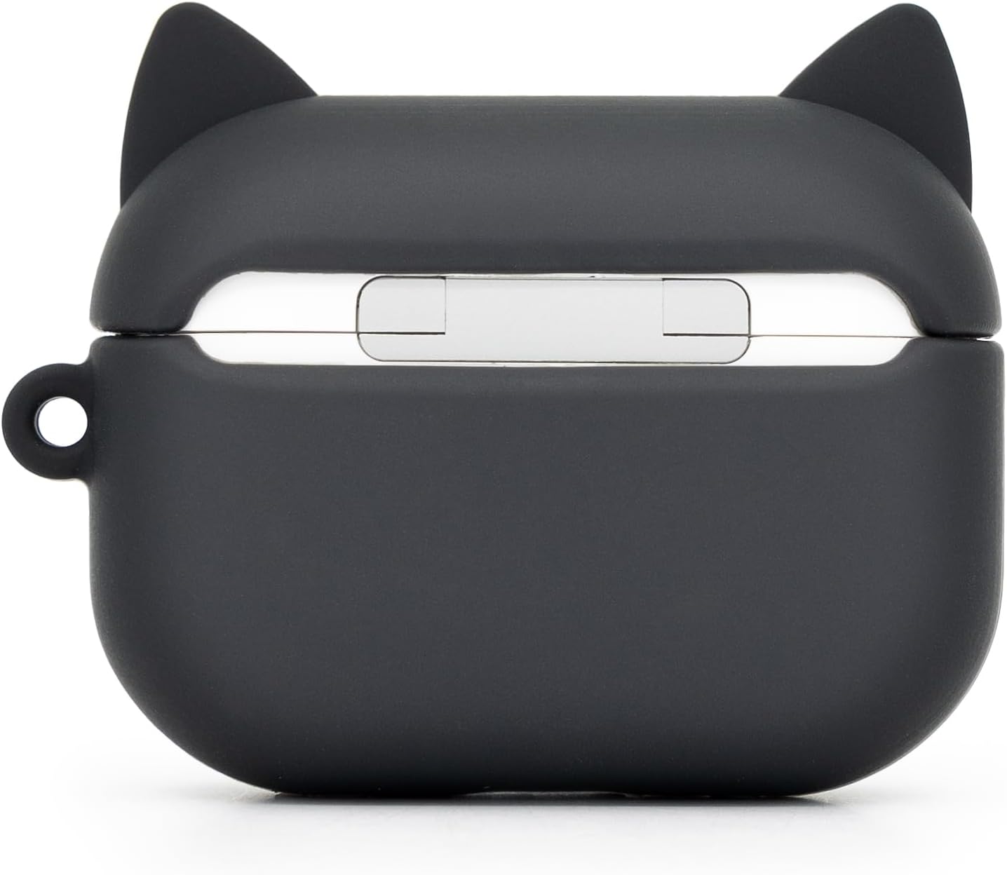 Dumkery Linda funda para Airpods Pro, funda para Airpods Pro 2 de gatos y gatitos con bigote negro, divertidos animales de dibujos animados en 3D, a