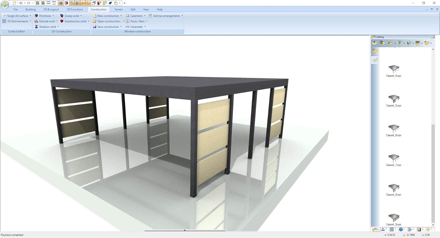 Home design software compatible with Windows 11, 10, 8.1, 7  Design your dream house including photovoltaic installations – 3D CAD 9 Architecture
