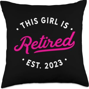 This Girl Is Retired EST 2023 Retirement Gifts Tee This Girl 2023 – Divertida almohada para mujer, mamá y abuela, 18 x 18 pulgadas, multicolor This Girl Is Retired EST 2023 Retirement Gifts Tee This Girl 2023 – Divertida almohada para mujer, mamá y abuela, 18 x 18 pulgadas, multicolor