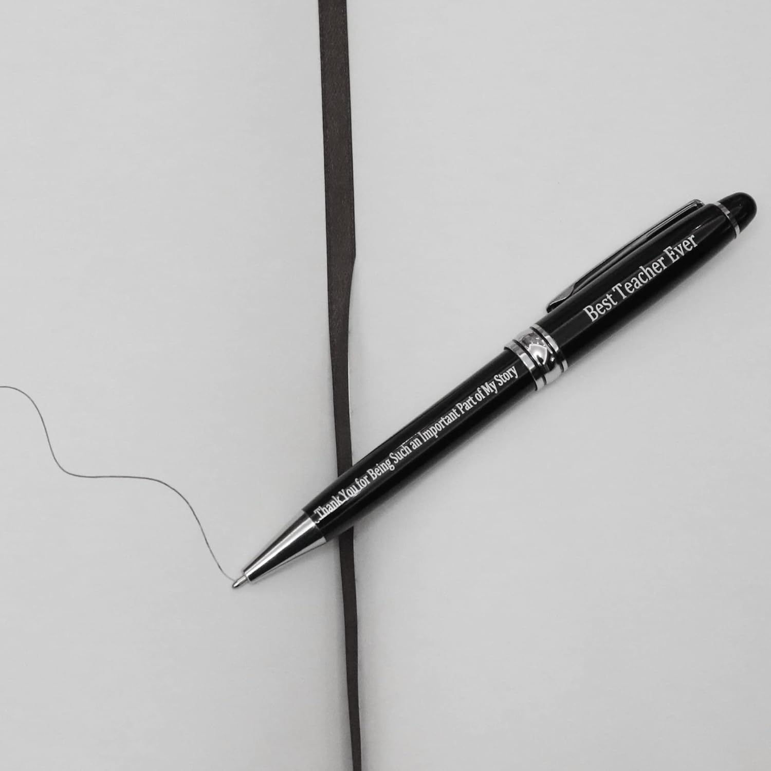 MRSLYFQH Bolígrafo de regalo de agradecimiento para profesores, regalos de agradecimiento personalizados para el escritorio del profesor (un