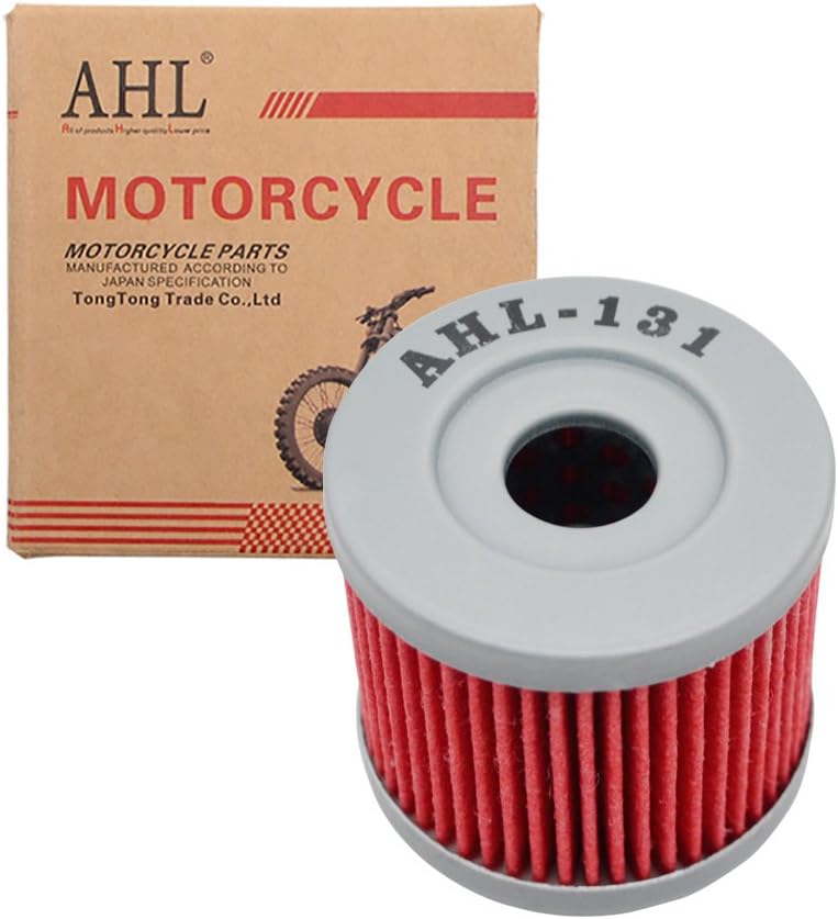 AHL 131 Filtro de aceite para SUZUKI AN400 BURGMAN 400 2007-2015  AN400 Z 2009-2012, AN250 Burgman 250 1999-2007, AN125 BURGMAN 124 1996-2000, SP