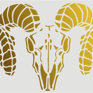 FINGERINSPIRE Plantilla de calavera de Rams de 11.7 x 8.3 pulgadas, plantilla de dibujo de calavera de carnero reutilizable para decoración, FINGERINSPIRE Plantilla de calavera de Rams de 11.7 x 8.3 pulgadas, plantilla de dibujo de calavera de carnero reutilizable para decoración,