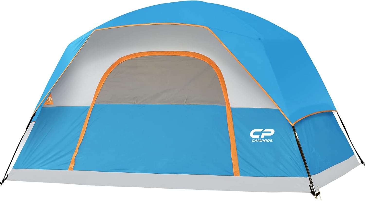 CAMPROS CP Tienda de campaña para 3468 personas, impermeable, resistente al viento, tienda de campaña familiar con lluvia, ventanas de malla
