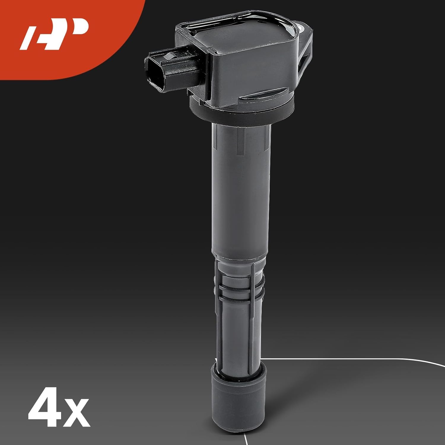 A-Premium Juego de 4 bobinas de encendido y bujías de iridio compatibles con Honda CR-V 2010-2014, Civic 2012-2015, Accord 2008-2012, Crosstour