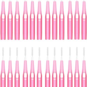 EXCEART Cepillo interdental, cepillo interdental, cabeza de hilo dental, cepillo de higiene dental, herramienta de limpieza dental (rosa, 0.024 in) EXCEART Cepillo interdental, cepillo interdental, cabeza de hilo dental, cepillo de higiene dental, herramienta de limpieza dental (rosa, 0.024 in)