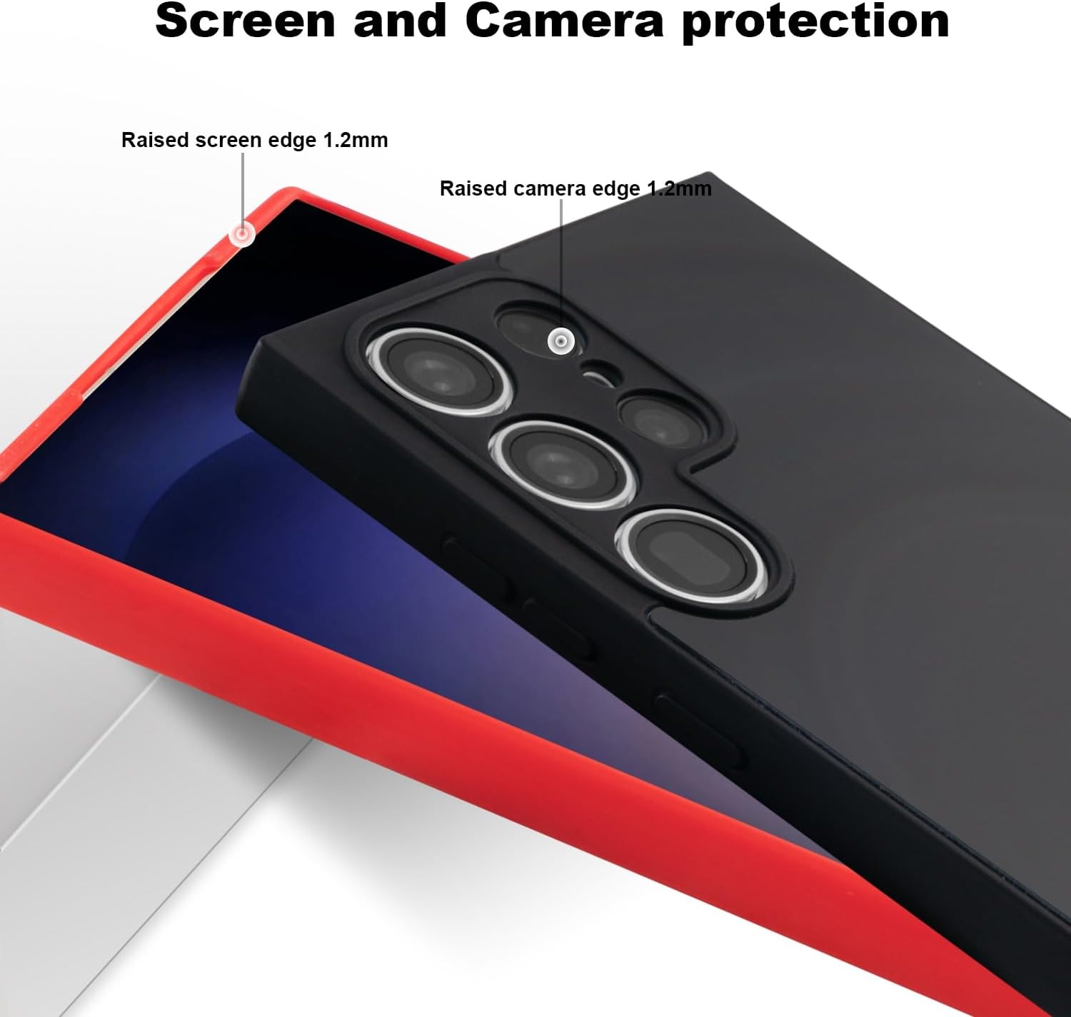 Goodon Funda para Samsung Galaxy S23 Ultra con diseño colorido y fresco, protección contra caídas de grado militar, funda rígida de policarbonato