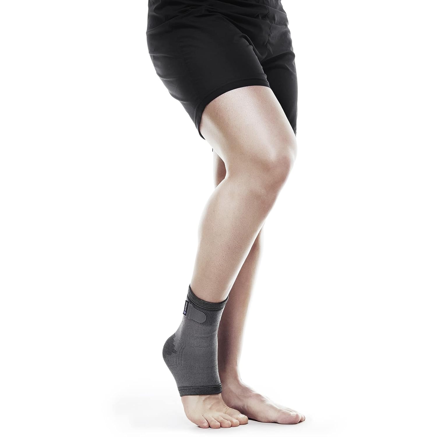 Rehband Tobillera, 1 pieza, soporte de tobillo de punto, estabilización de tobillo para deportes y vida cotidiana, cabe en zapatos, alta comodidad,