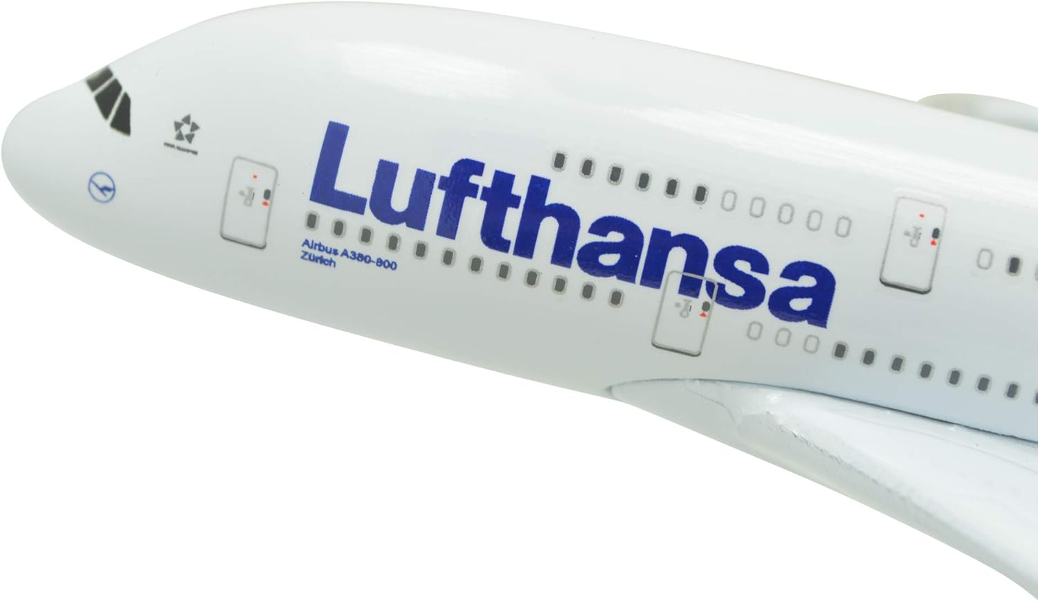 TANG DYNASTY (TM) 1400 Edición Estándar Airbus A380 Lufthansa Airlines Sin tren de aterrizaje Metal Avión Modelo Avión Modelo Avión de Juguete