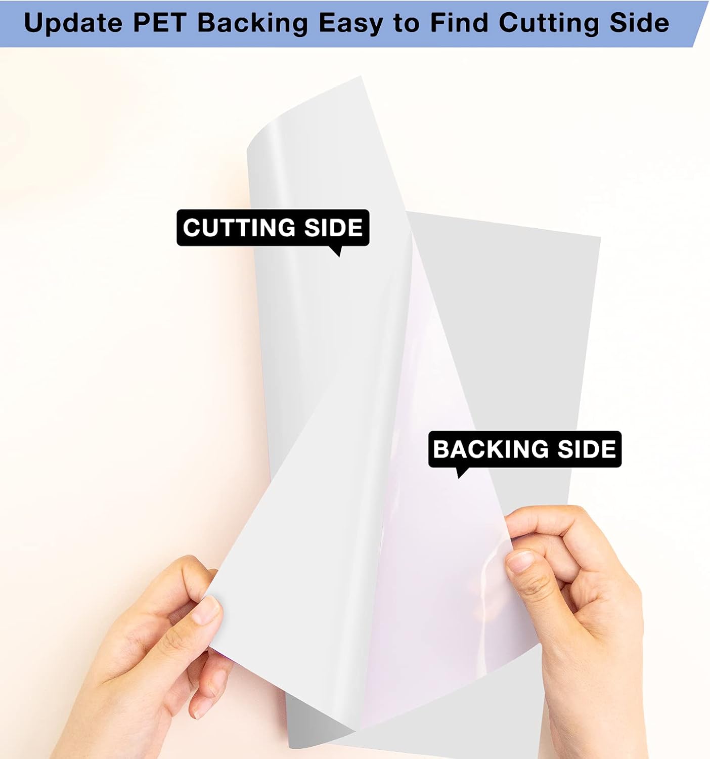 JANDJPACKAGING Vinilo permanente blanco  Paquete de 14 vinilos adhesivos blanco mate de 12 x 12 pulgadas, vinilo blanco para Cricut, Silhouette,