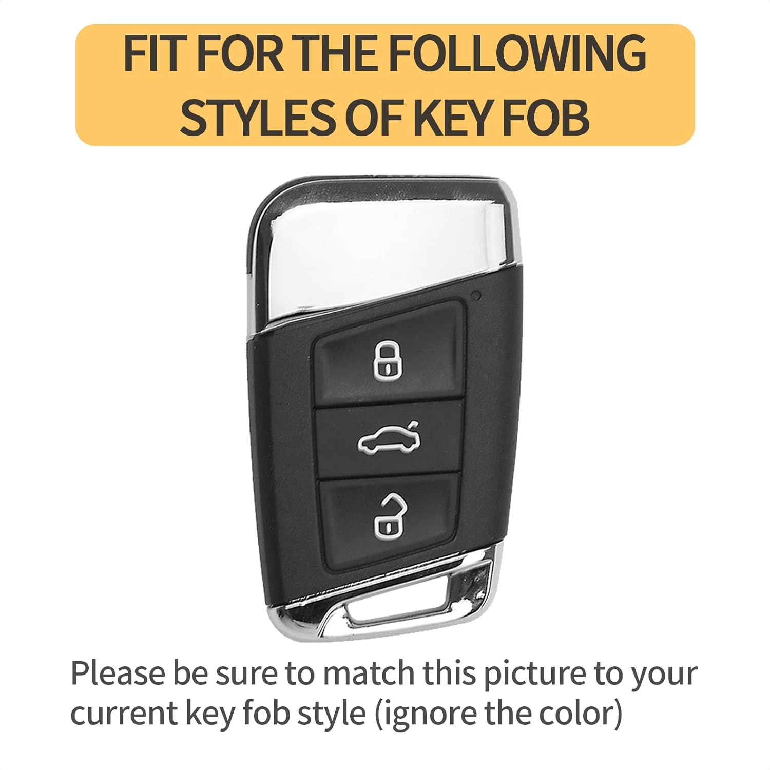 TANGSEN Funda para llavero de TPU compatible con VW Atlas Golf ALLTRACK Jetta Passat TIGUAN, textura de fibra de carbono transparente, carcasa