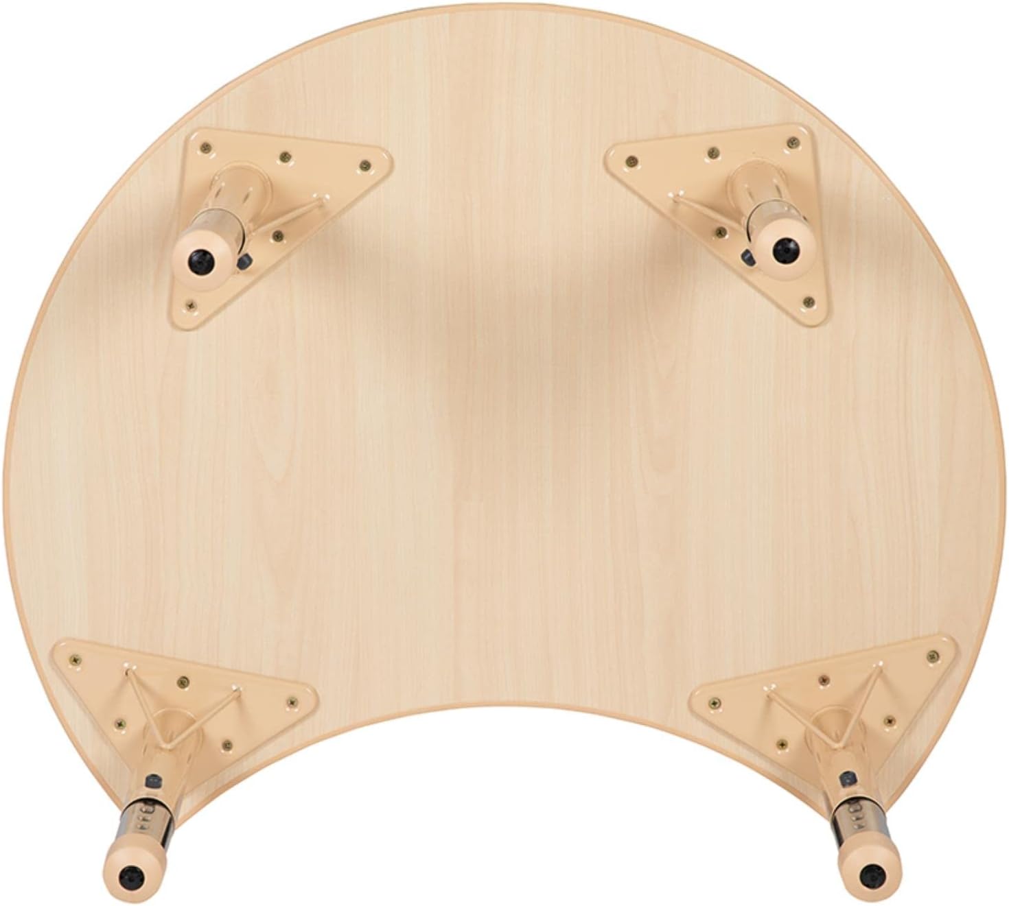 Flash Furniture Wren – Mesa de actividades ajustable de plástico natural de 25.125 pulgadas de ancho x 35.5 pulgadas de largo