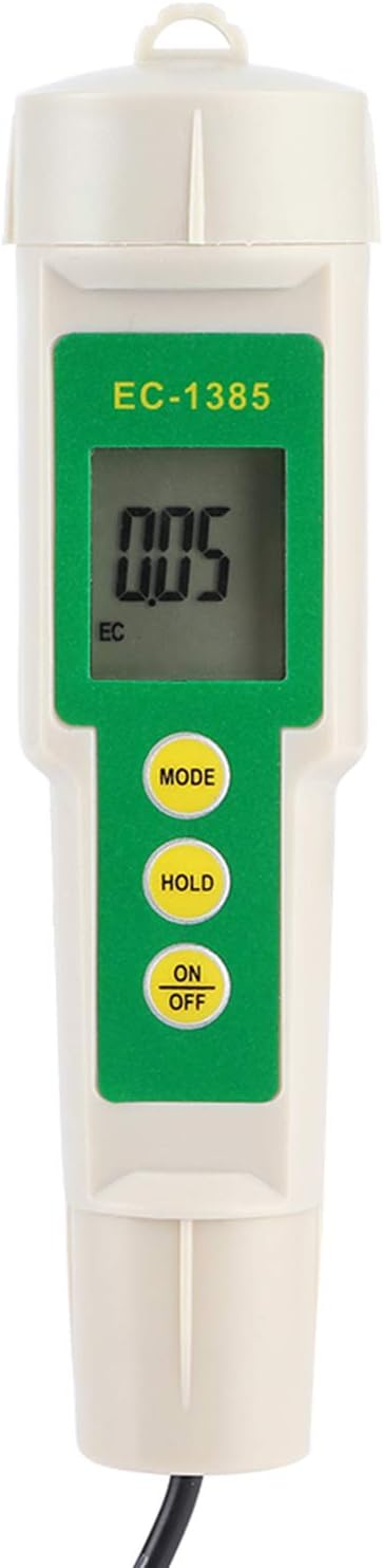 Fydun EC3185 Medidor portátil de la salinidad del probador del suelo ECTDSCF para la plantación hortícola agrícola EC3185 Suelo portátil ECTDSCF