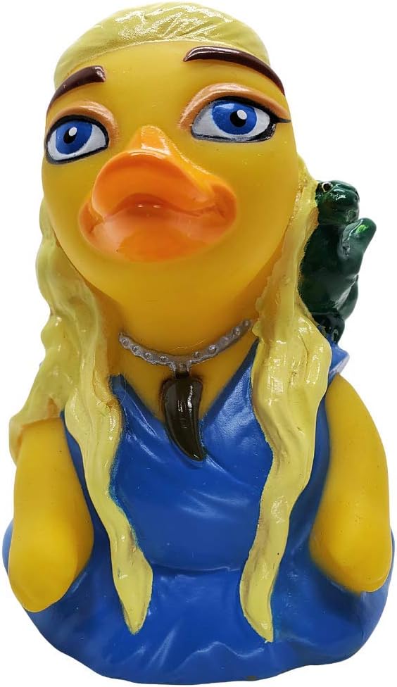 Patos de goma de baño coleccionables, flotantes regalo para niños y adultos de todas las edades (Gamebird of Thrones)
