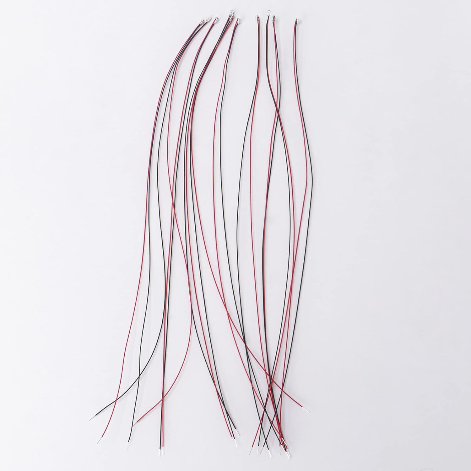 DiCUNO 100 diodos emisores de luz SMD 0805 pre-cableados, micro LED pre-soldados para bricolaje, proyectos científicos, longitud del cable 6.3 in