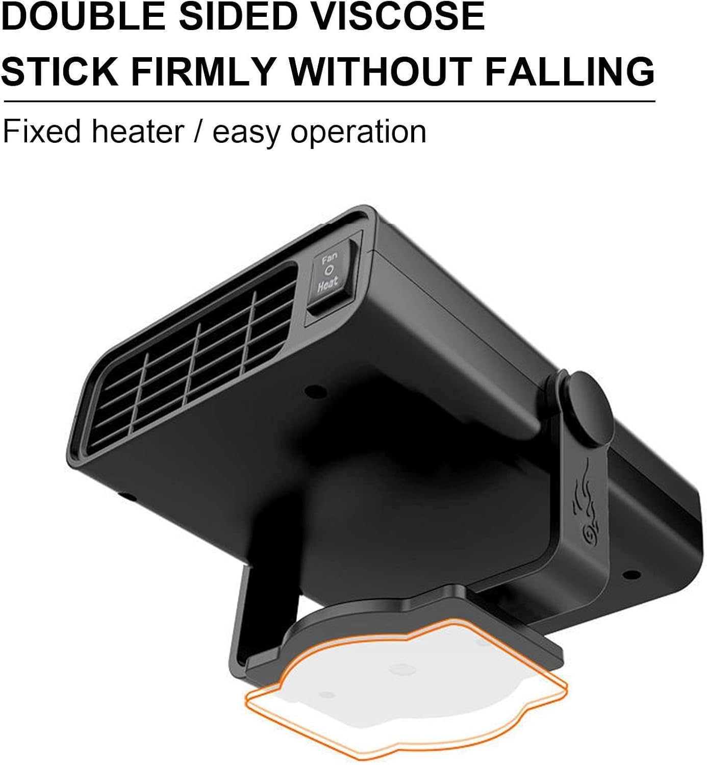 Calentador de automóvil, descongelador rápido 2 en 1, calentador de coche portátil de 12 V24 V, ventilador frío, descongelación, herramientas de