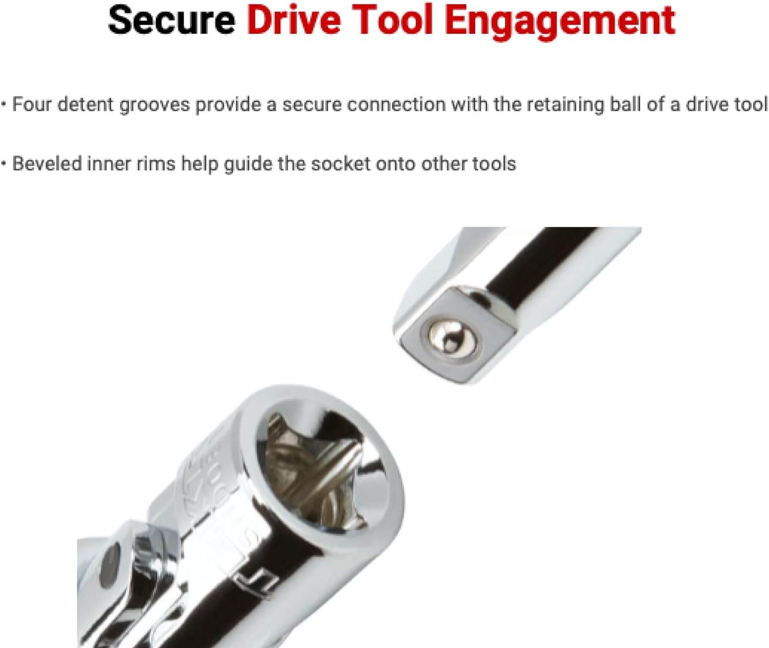 TEKTON Encastre de 38 pulgadas x 0.512 in Universal Joint Socket  SHD18113
