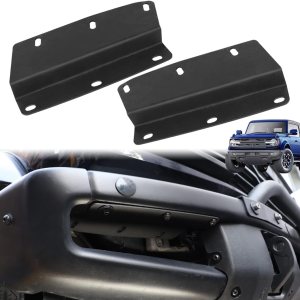Soporte de montaje de luces antiniebla LED para parachoques delantero compatible con Ford Bronco de 2 puertas 4 puertas 2021 2022 2023 2024 Kit de Soporte de montaje de luces antiniebla LED para parachoques delantero compatible con Ford Bronco de 2 puertas 4 puertas 2021 2022 2023 2024 Kit de