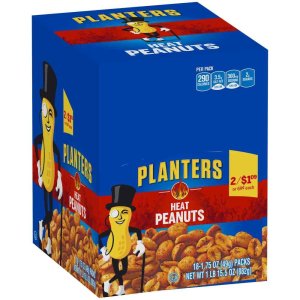 Planters, Tubo de calor de cacahuetes, 1.75 onzas Planters, Tubo de calor de cacahuetes, 1.75 onzas