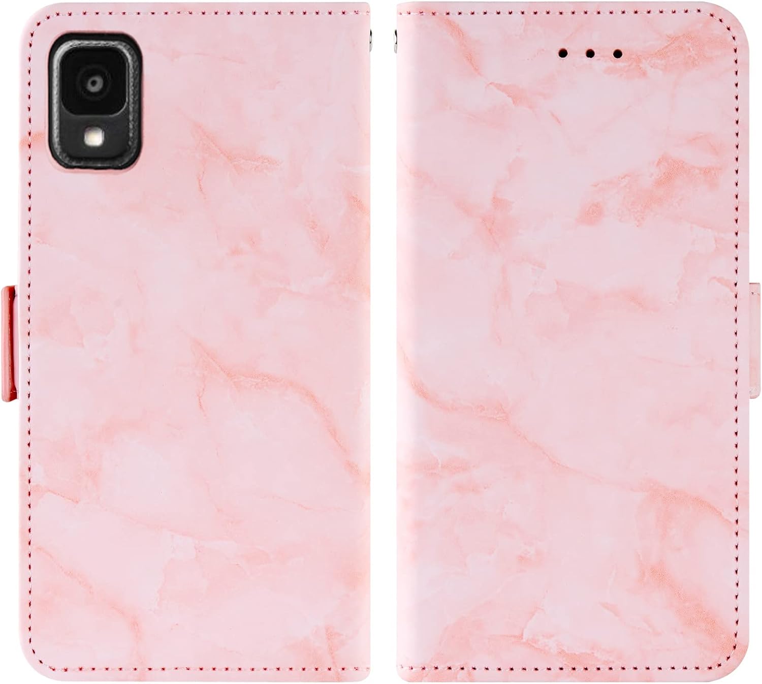 Asuwish Funda de teléfono para TCL 30Z30 LE T602DL con protector de pantalla de vidrio templado y cubierta de cartera de mármol, soporte para