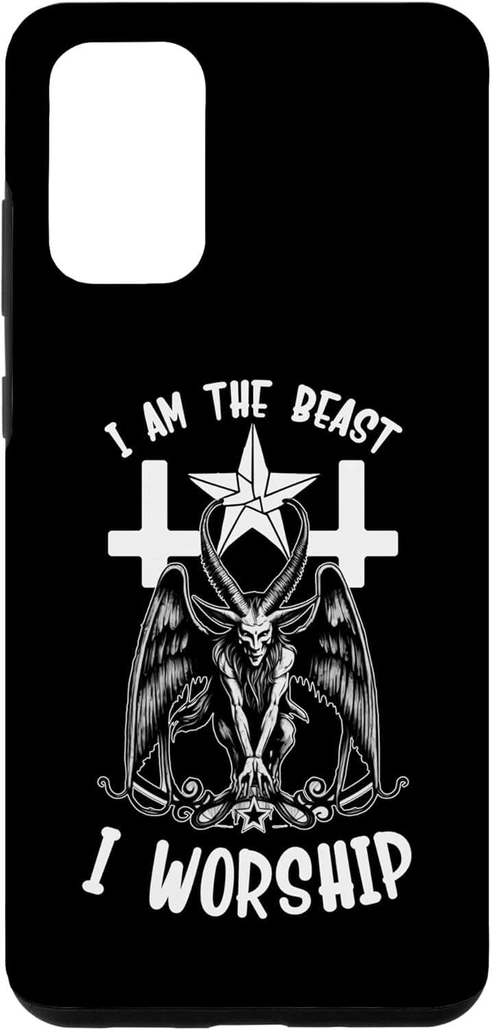 Galaxy S20+ Ave Satanas – Funda oculta con símbolo de cabra satánica