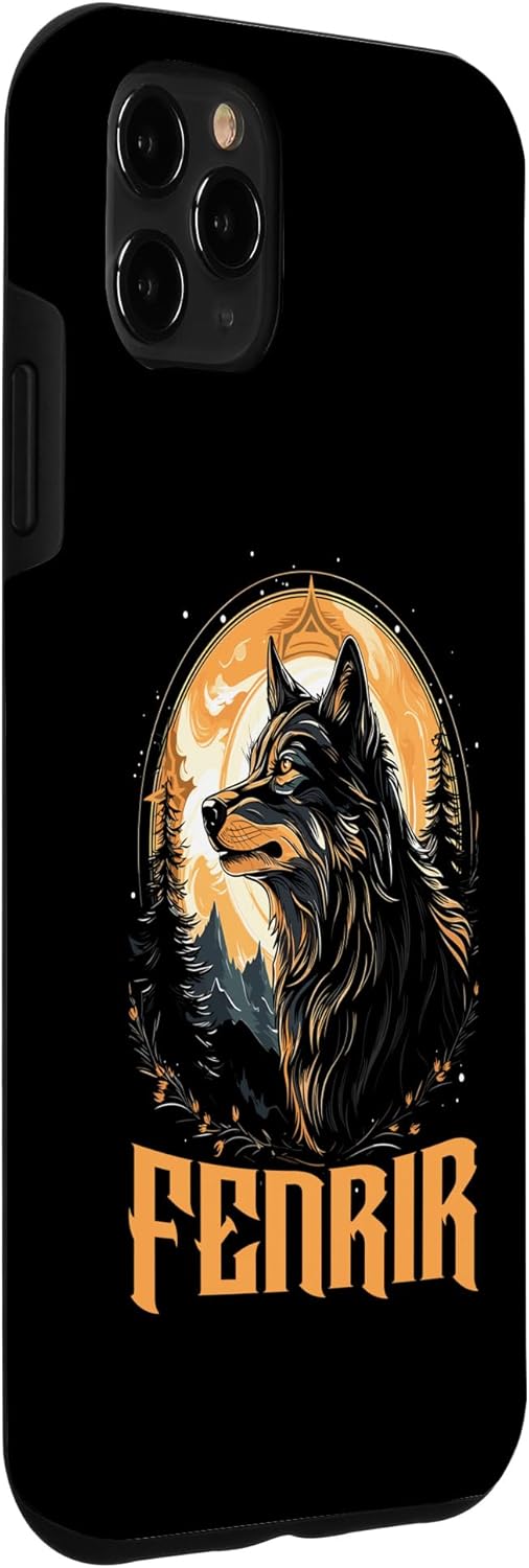 iPhone 11 Pro Max Fenrir Wolf Viking Scandinavian Pride Norsemen Odins Wolf Case