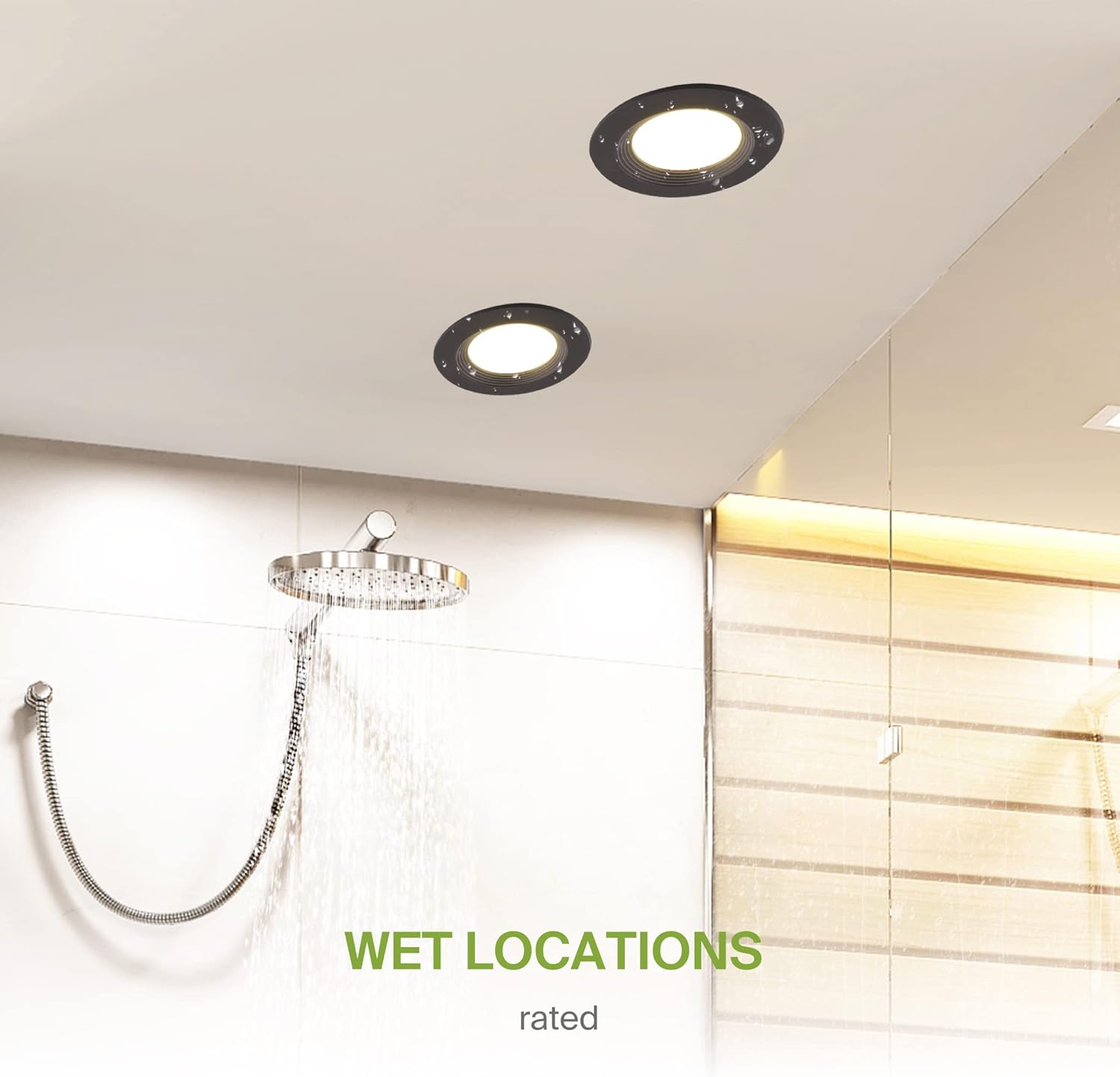 ASD Retrofit – Iluminación LED empotrable de 4 pulgadas, 9 W, 700 lúmenes, regulables, para techo, regulables, de 2700 K-5000 K, ajustable, CRI90,