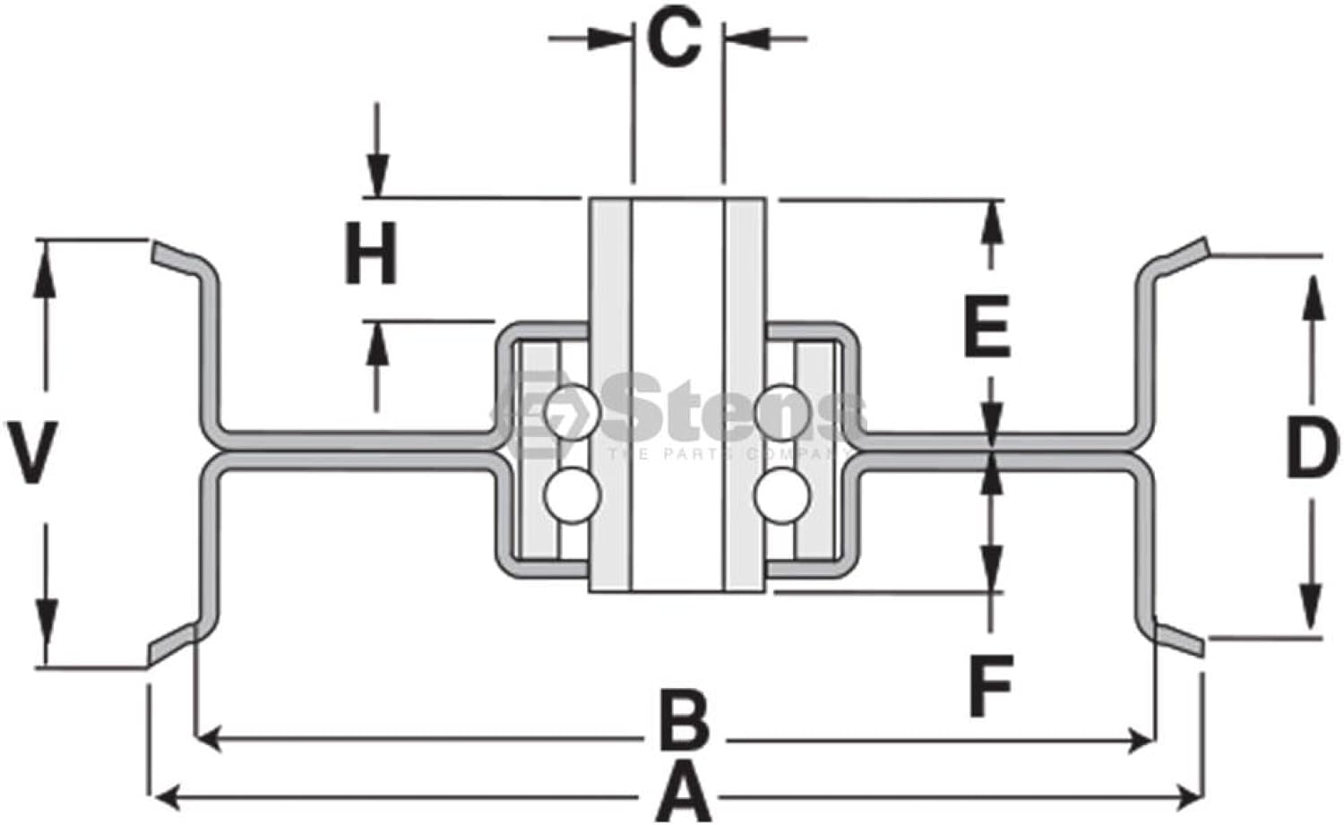 Cortacésped tensor compatible conreemplazo para Snapper 7018574, blanco