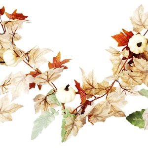 Guirnalda de hojas de arce de Halloween de 5.6 pies, calabaza blanca, vid de hojas de arce para Navidad, granja, decoración de otoño, decoración Guirnalda de hojas de arce de Halloween de 5.6 pies, calabaza blanca, vid de hojas de arce para Navidad, granja, decoración de otoño, decoración