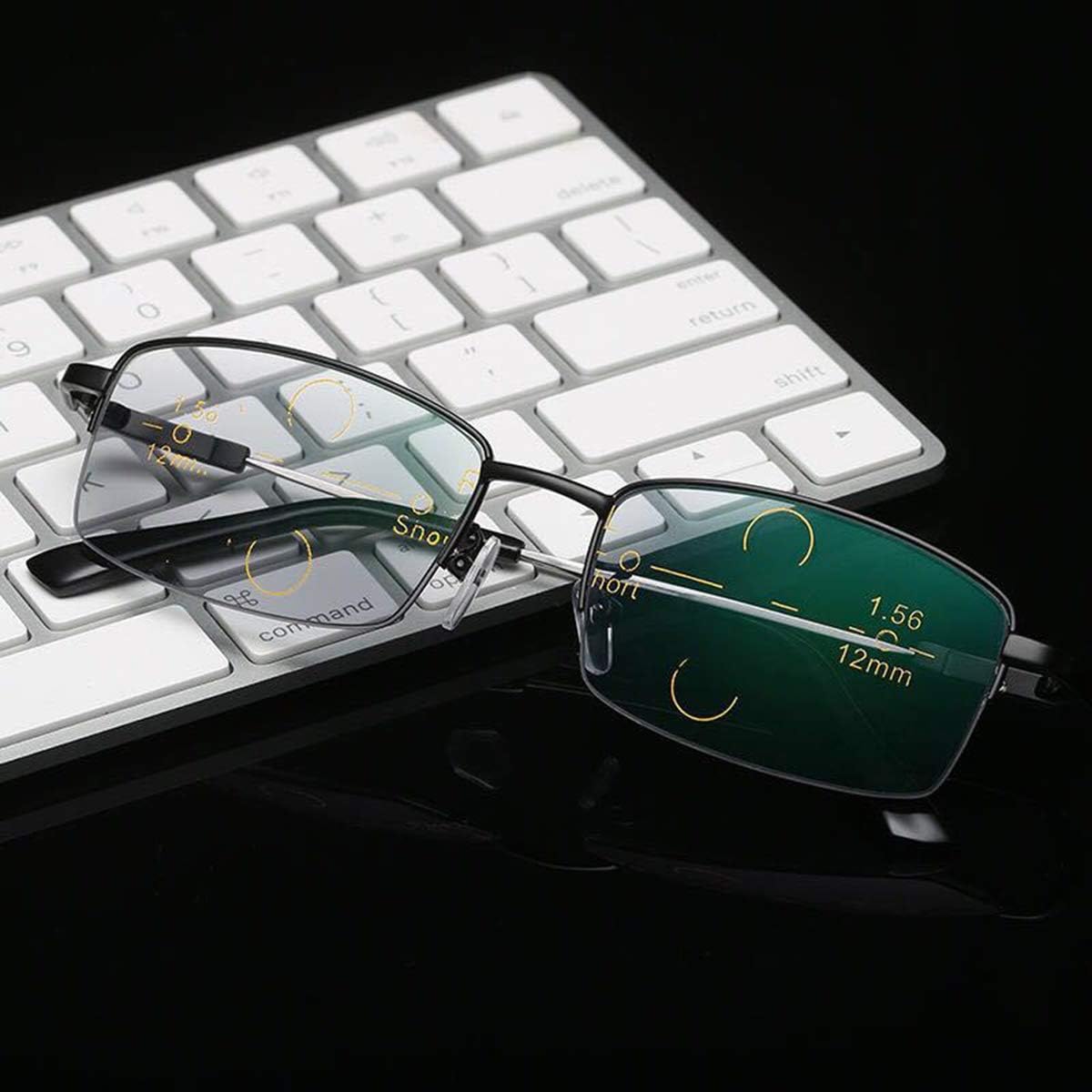 Gafas de lectura progresivas multifoco para computadora con bloqueo de luz azul