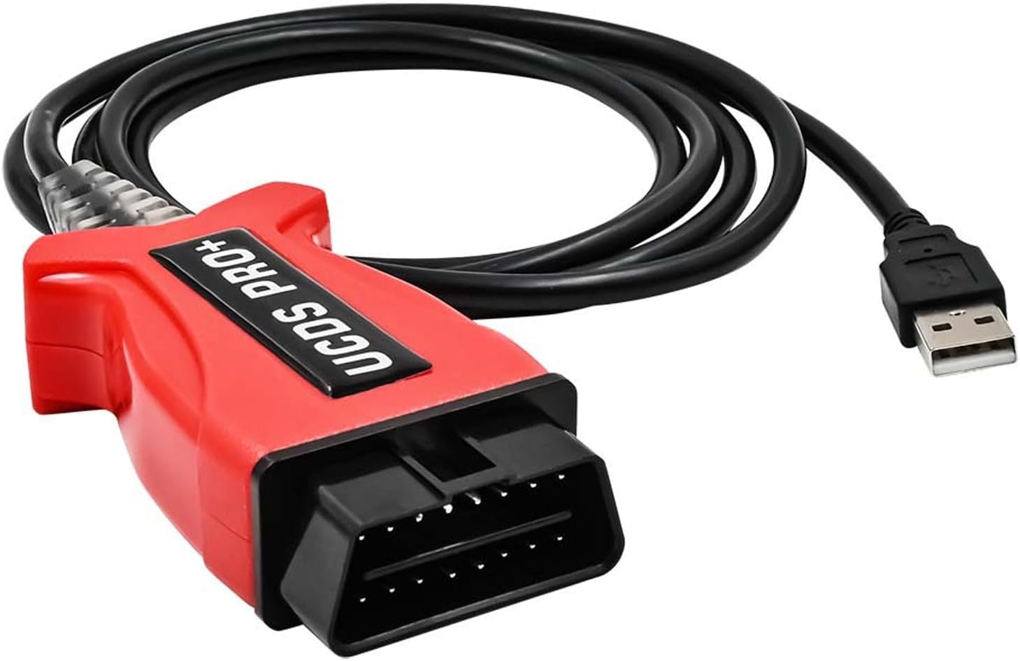 V1.27.001 UCDS Compatible para FordUCDS Pro+ Full ActivatedSW 1.27 con 35 Tokens Auto Car OBD2 Adaptador de cable de escáner Equipo Caja de