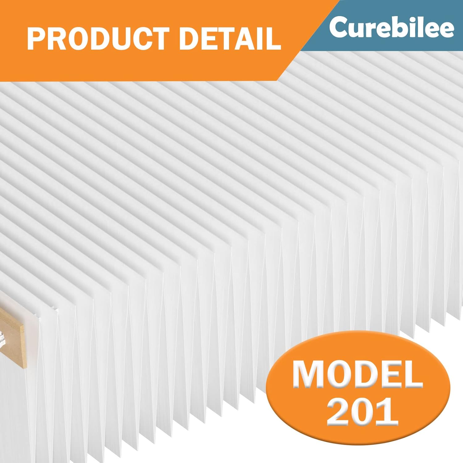 Filtro de repuesto 201 MERV 13 compatible con Aprilaire 2200, 2250, Space Gard 2200 Purificadores de aire para toda la casa y Lennox PMAC-20C