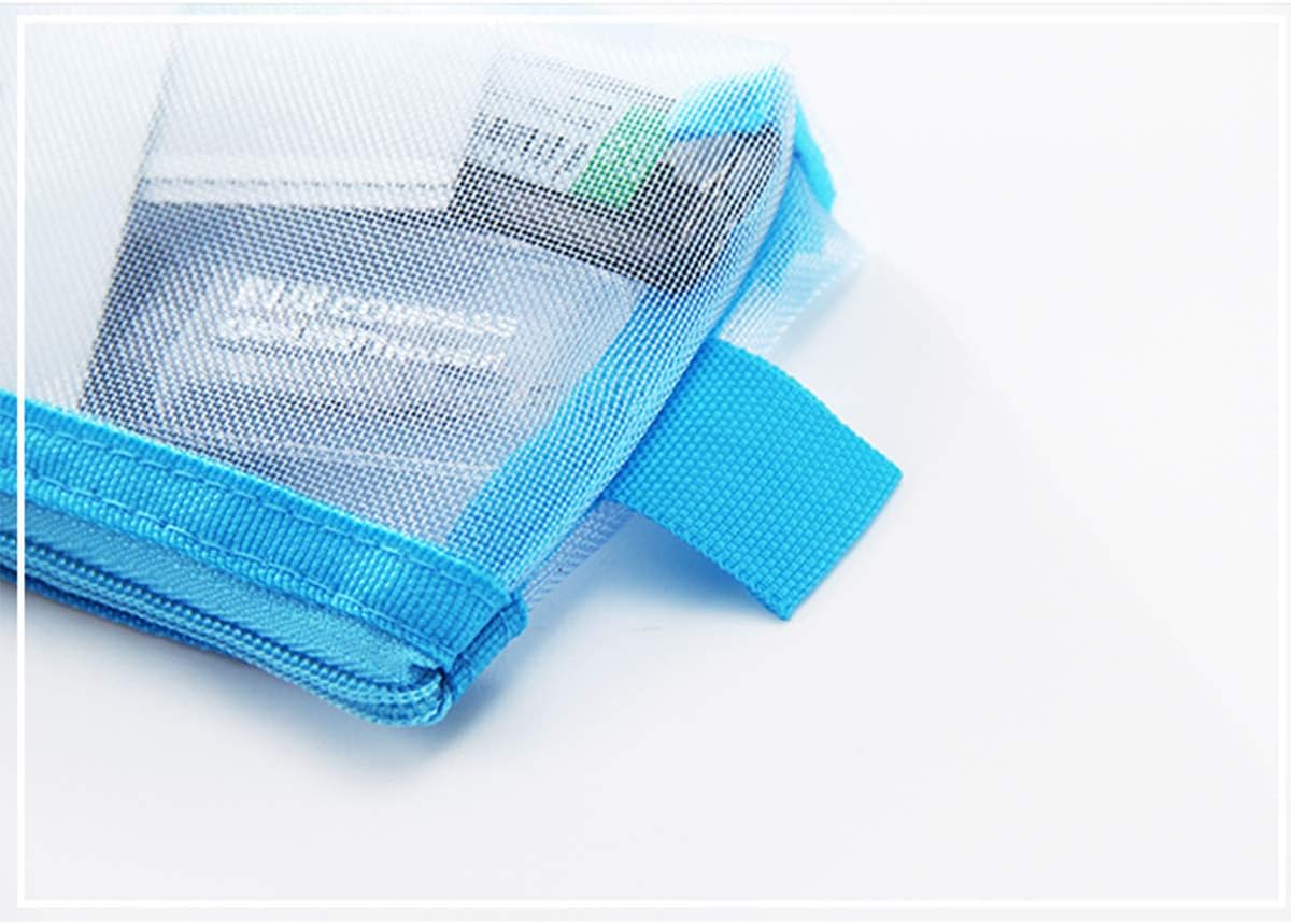 Bolsa con cremallera A6, 4 unidades, bolsas de malla transparente con cremallera, bolsa organizadora pequeña, bolsa con cremallera, bolsa de