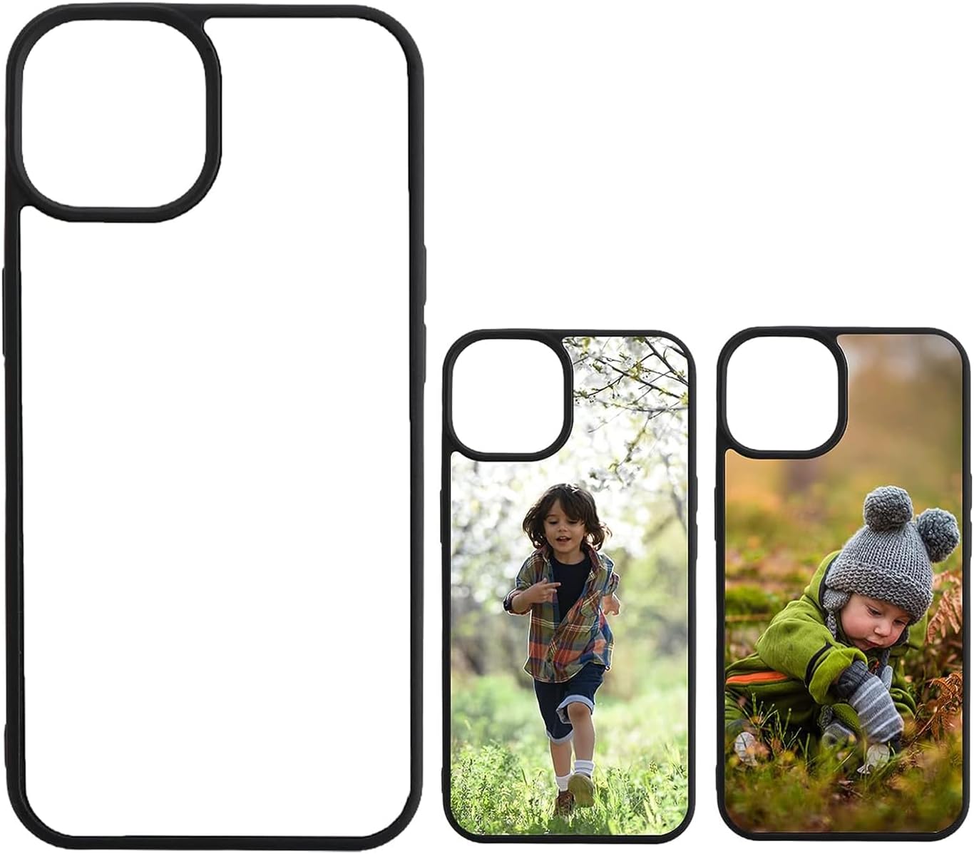 Eouine 5 fundas de teléfono en blanco de sublimación para Apple iPhone 11 Pro Max de 6.5 pulgadas, fundas protectoras personalizadas para teléfono