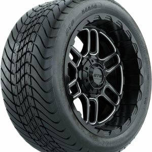 GTW Combo de ruedas y neumáticos para carrito de golf de 14 pulgadas  GTW Titan negro materuedas mecanizadas en neumáticos Mamba Street 22530-14 GTW Combo de ruedas y neumáticos para carrito de golf de 14 pulgadas  GTW Titan negro materuedas mecanizadas en neumáticos Mamba Street 22530-14