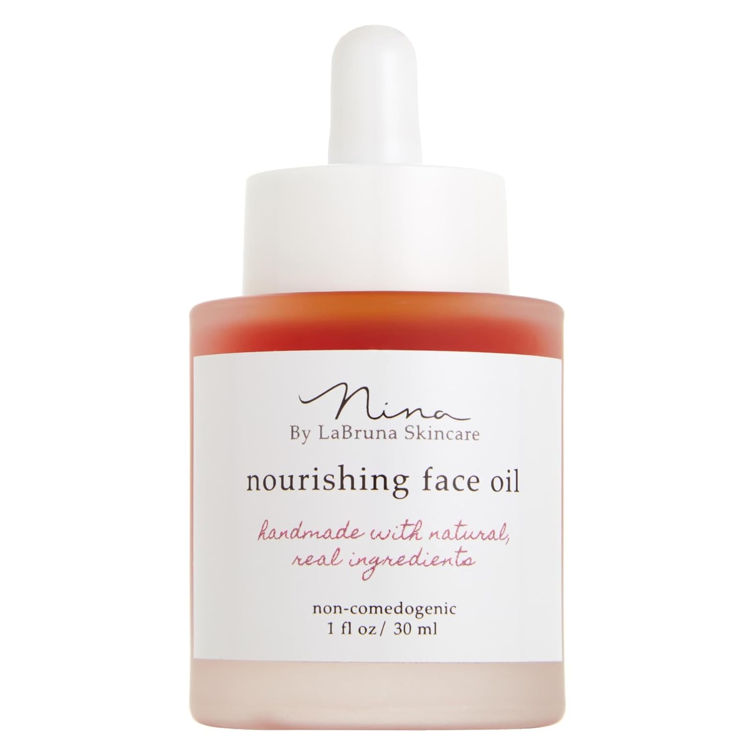 LaBruna Skincare Aceite facial nutritivo  1 onza líquida  Aceite limpiador de vitamina C facial para piel seca  Aceite facial Gua Sha para mujeres