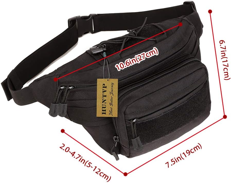 Huntvp Cangurera militar táctica, impermeable, para excursiones, alpinismo, actividades al aire libre.