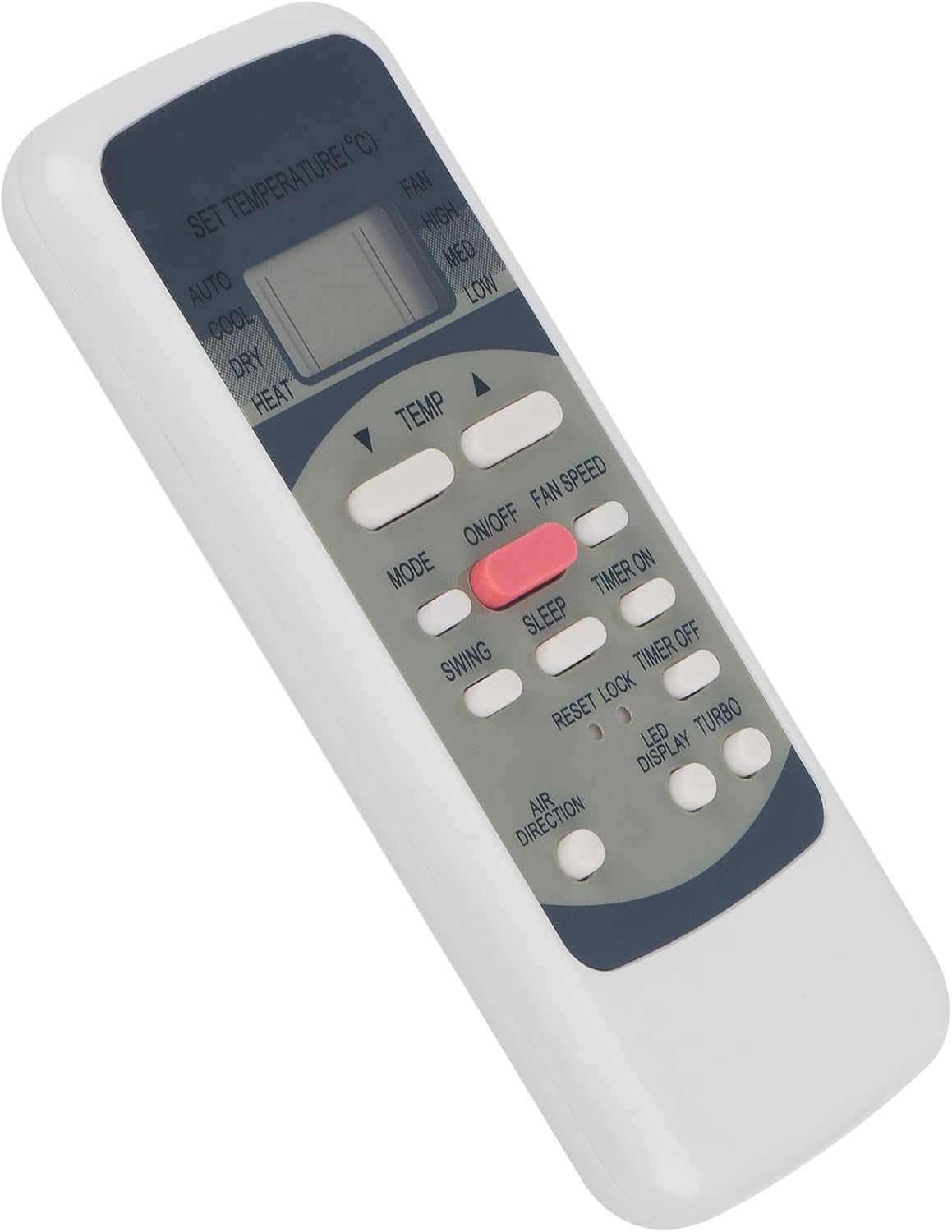 Econtrolly Control remoto reemplazado R51ME para aire acondicionado Midea R51L1BGE R51l5BGE R51l10BGE R51E R51CE R51MCE R51DE R51I4BGCE UL-R51ME